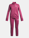 Under Armour Dievčenská súprava Under Armour UA Knit Track Suit-RED