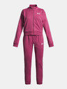 Under Armour Dievčenská súprava Under Armour UA Icon Knit Crop Tracksuit-RED