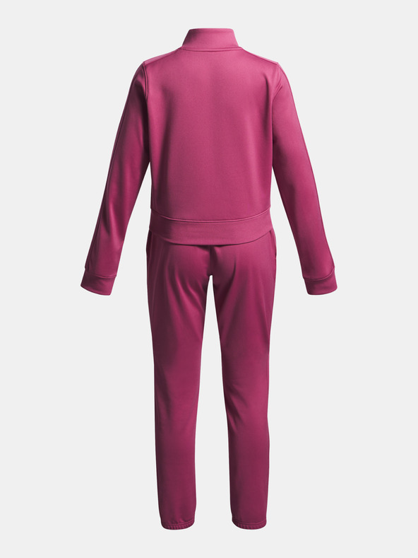 Under Armour Dievčenská súprava Under Armour UA Icon Knit Crop Tracksuit-RED