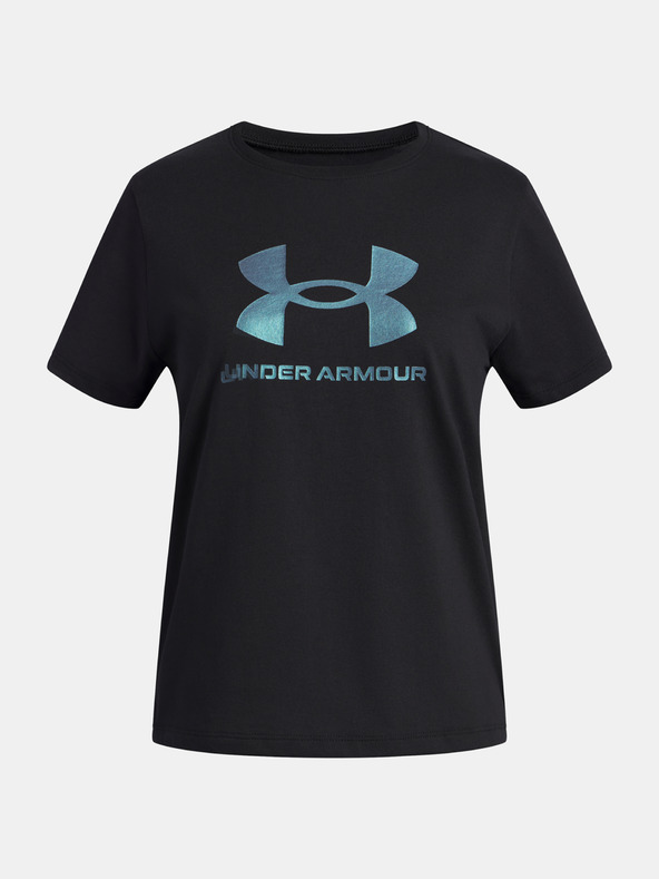Under Armour Dievčenské tričko Under Armour UA G Rival Shimmer SS-BLK