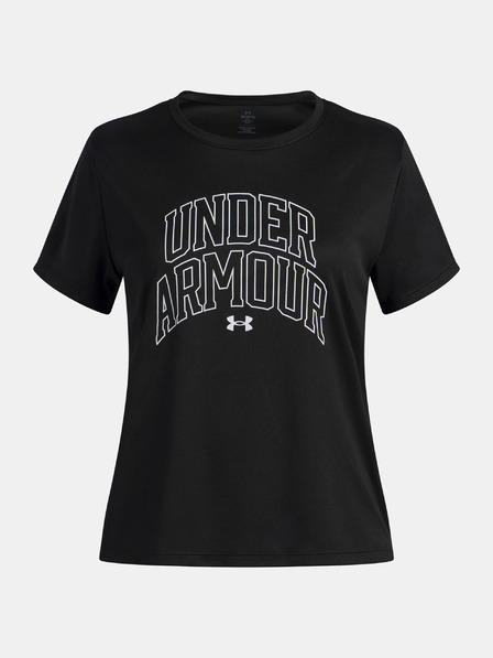Under Armour Dievčenské tričko Under Armour Tech Varsity Graphic SS-BLK