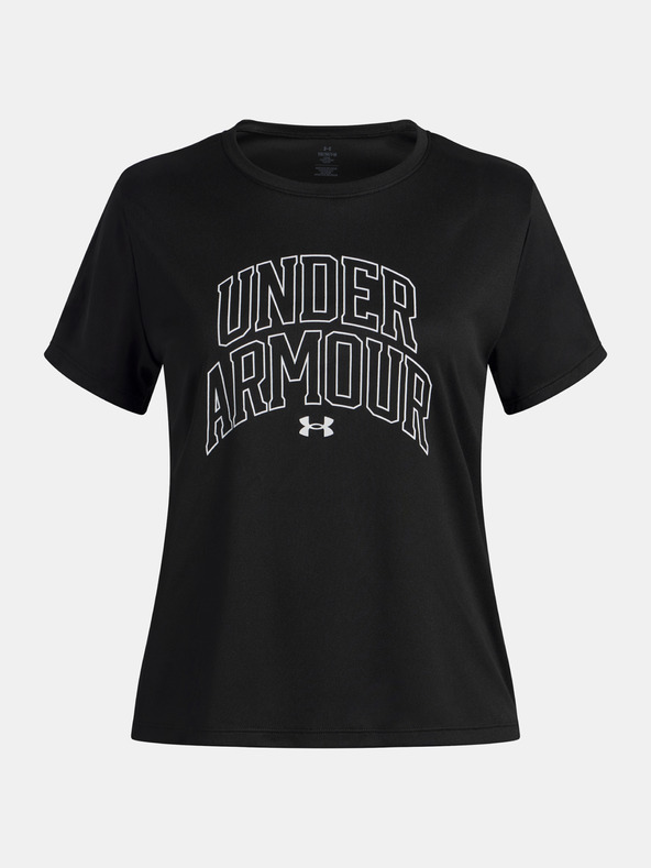 Under Armour Dievčenské tričko Under Armour Tech Varsity Graphic SS-BLK