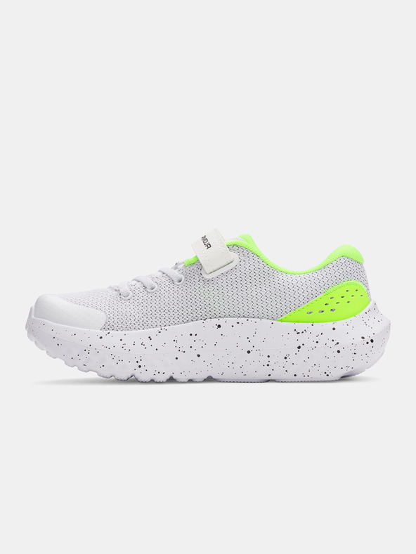 Under Armour Chlapčenské topánky Under Armour UA BPS Surge 4 AC-WHT