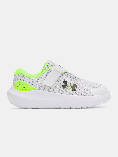 Under Armour Chlapčenské topánky Under Armour UA BINF Surge 4 AC-WHT