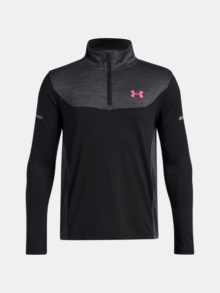 Under Armour Chlapčenské tričko Under Armour UA Tech Utility 1/4 Zip-BLK