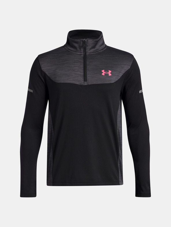 Under Armour Chlapčenské tričko Under Armour UA Tech Utility 1/4 Zip-BLK