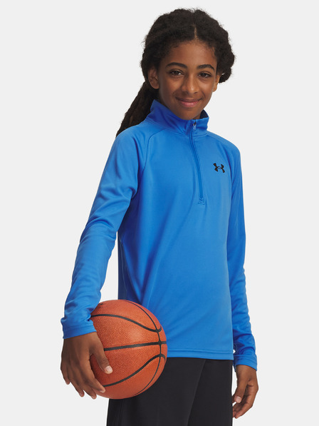 Under Armour Chlapčenské tričko Under Armour UA Tech 2.0 1/2 Zip-BLU