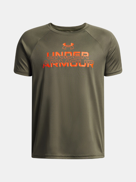 Under Armour Chlapčenské tričko Under Armour UA Tech Split Wordmark SS-GRN