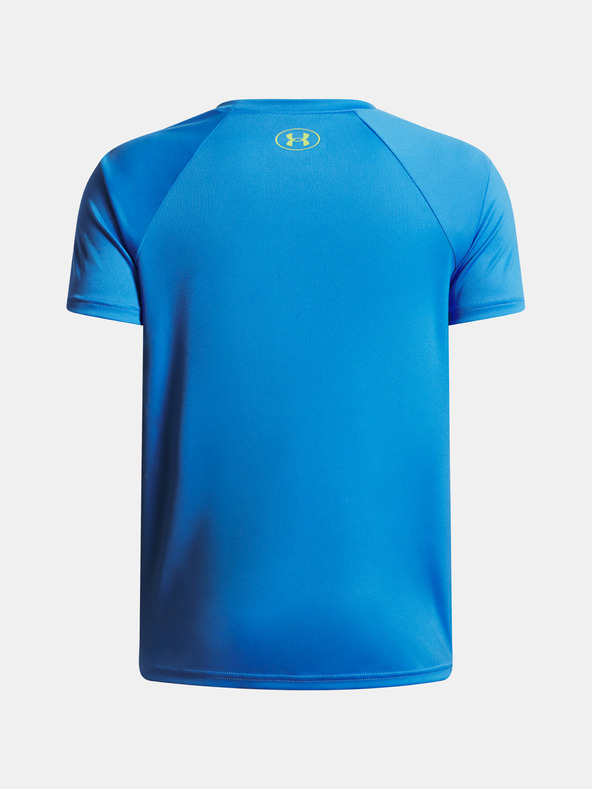 Under Armour Chlapčenské tričko Under Armour UA Tech Split Wordmark SS-BLU