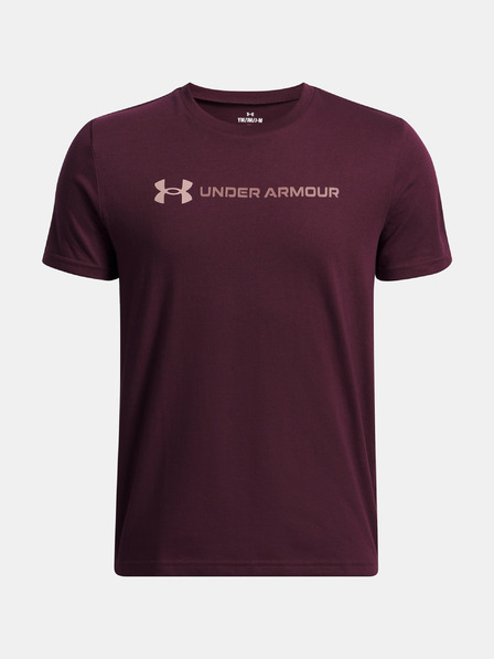 Under Armour Chlapčenské tričko Under Armour UA B LOGO WORDMARK SS-RED
