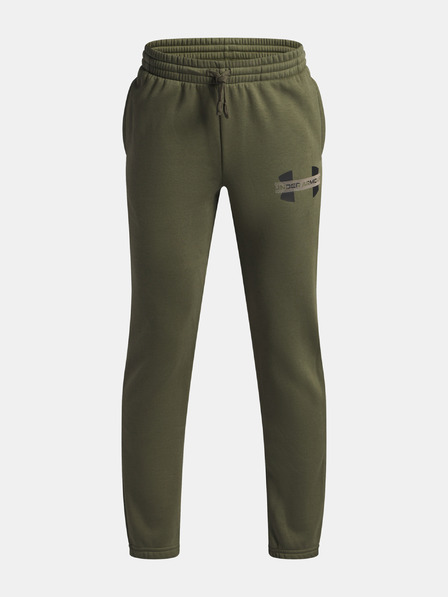 Under Armour Chlapčenské tepláky Under Armour UA Rival Flc Cblck Grphc Jgr-GRN