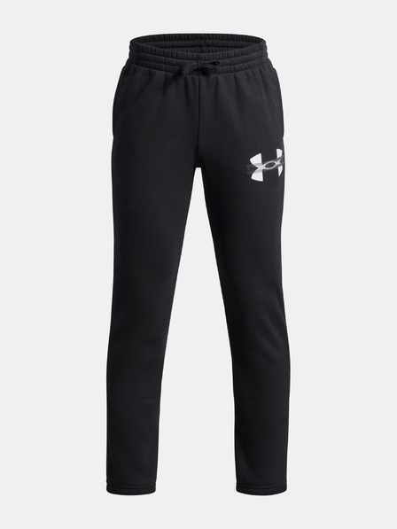Under Armour Chlapčenské tepláky Under Armour UA Rival Flc Cblck Grphc Jgr-BLK