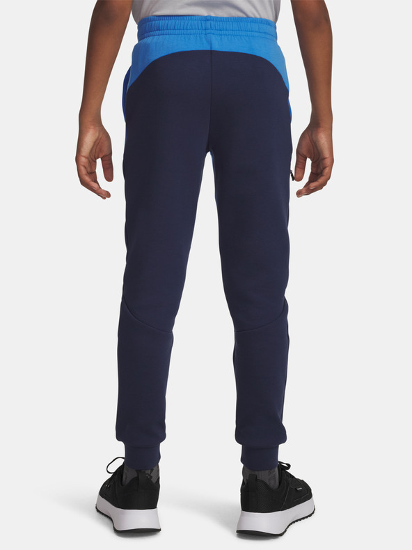Under Armour Chlapčenské tepláky Under Armour UA B Unstoppable Flc Jogger-BLU