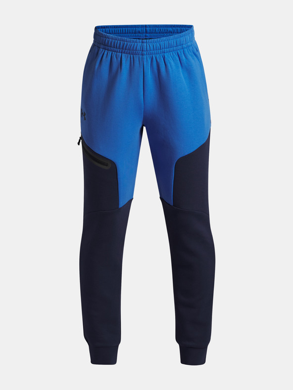 Under Armour Chlapčenské tepláky Under Armour UA B Unstoppable Flc Jogger-BLU