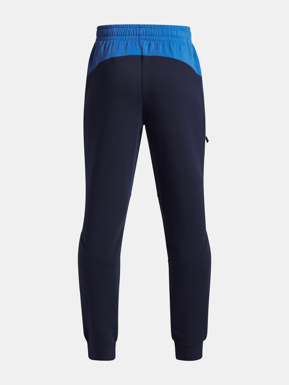 Under Armour Chlapčenské tepláky Under Armour UA B Unstoppable Flc Jogger-BLU