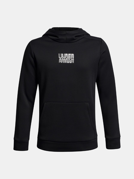 Under Armour Chlapčenská mikina Under Armour UA Armour Flc Retro Grphc HD-BLK