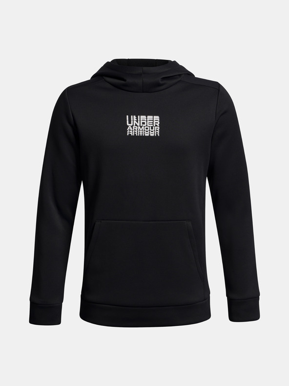 Under Armour Chlapčenská mikina Under Armour UA Armour Flc Retro Grphc HD-BLK