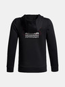 Under Armour Chlapčenská mikina Under Armour UA Armour Flc Retro Grphc HD-BLK