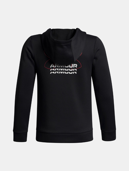 Under Armour Chlapčenská mikina Under Armour UA Armour Flc Retro Grphc HD-BLK