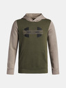 Under Armour Chlapčenská mikina Under Armour UA Rival Flc Cblck Grphc HD-GRN