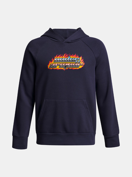 Under Armour Chlapčenská mikina Under Armour UA Rival Flc Flamin Wdmrk HD-BLU
