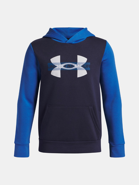 Under Armour Chlapčenská mikina Under Armour UA Rival Flc Cblck Grphc HD-BLU