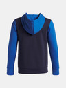 Under Armour Chlapčenská mikina Under Armour UA Rival Flc Cblck Grphc HD-BLU