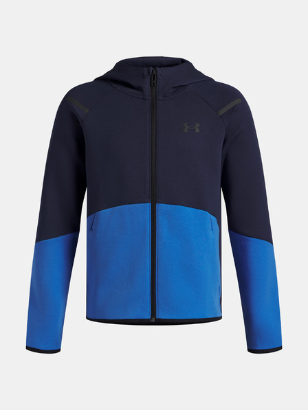 Under Armour Chlapčenská mikina Under Armour UA B Unstoppable Flc FZ-BLU