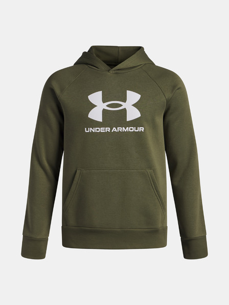 Under Armour Chlapčenská mikina Under Armour UA Rival Fleece BL Hoodie-GRN