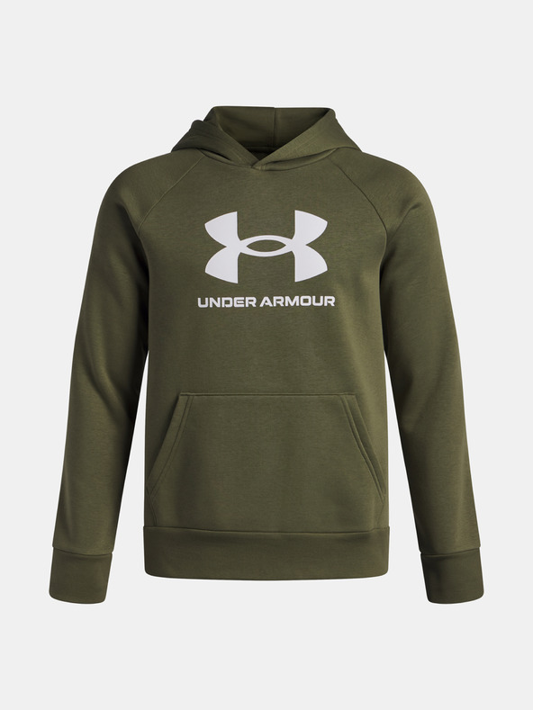 Under Armour Chlapčenská mikina Under Armour UA Rival Fleece BL Hoodie-GRN