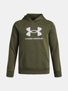 Under Armour Chlapčenská mikina Under Armour UA Rival Fleece BL Hoodie-GRN