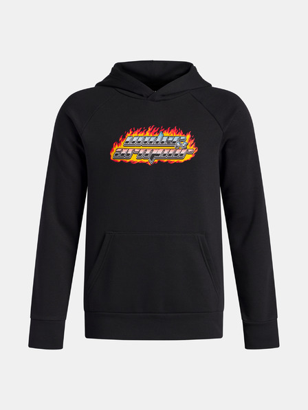 Under Armour Chlapčenská mikina Under Armour UA Rival Flc Flamin Wdmrk HD-BLK