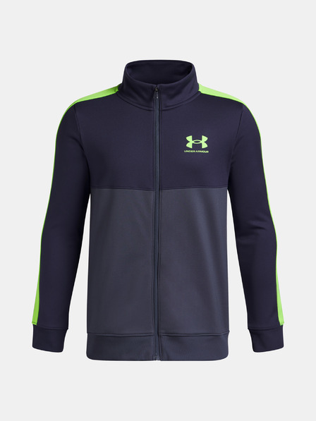 Under Armour Chlapčenská súprava Under Armour UA Rival CB Knit Track Suit-GRY