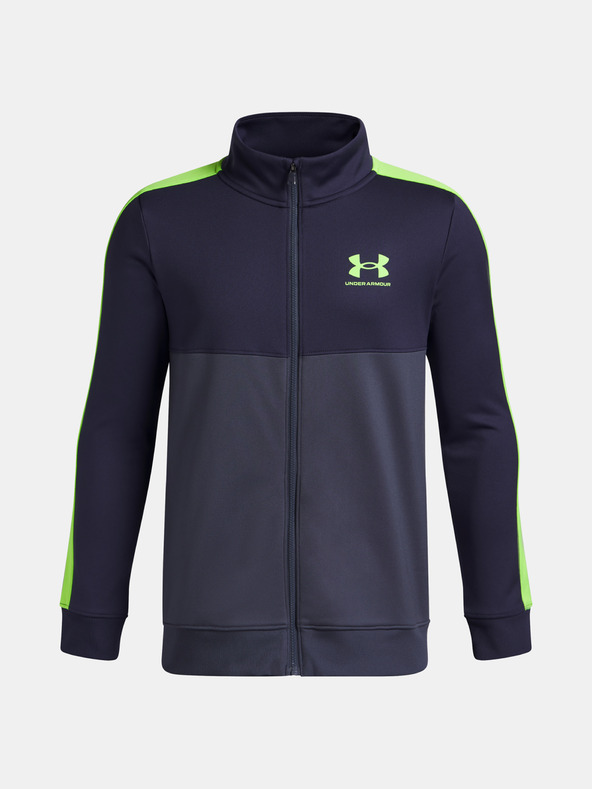 Under Armour Chlapčenská súprava Under Armour UA Rival CB Knit Track Suit-GRY