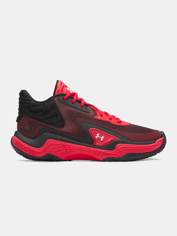 Under Armour Unisex topánky Under Armour UA Spawn 7 Mid-RED