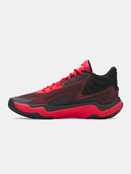 Under Armour Unisex topánky Under Armour UA Spawn 7 Mid-RED
