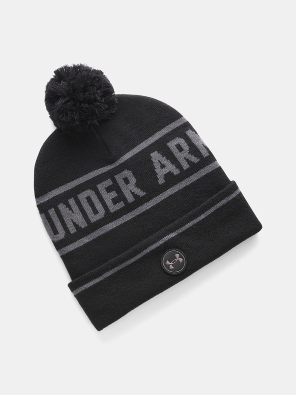 Under Armour Pánska čiapka Under Armour M's Drive Pom Beanie-BLK
