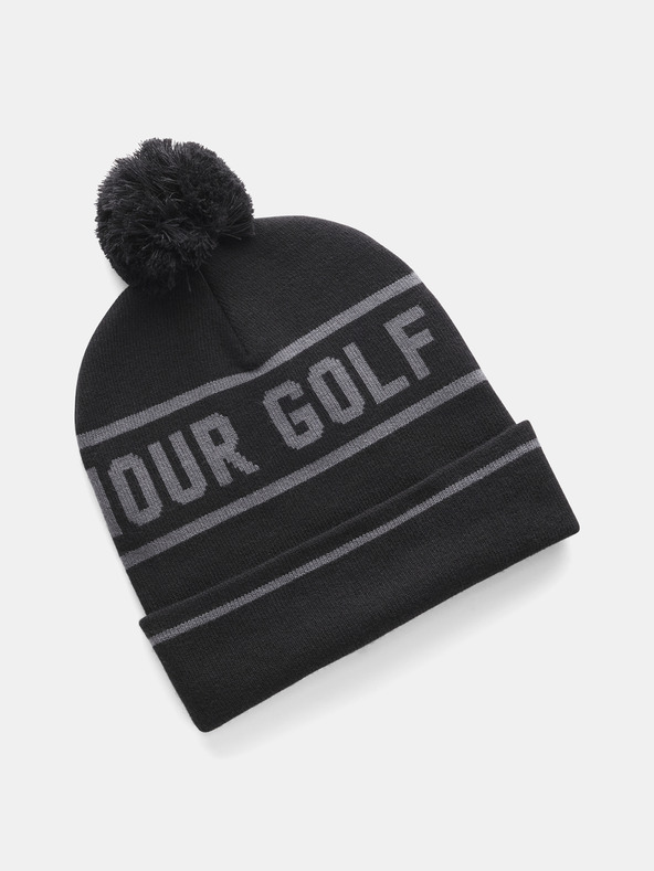 Under Armour Pánska čiapka Under Armour M's Drive Pom Beanie-BLK