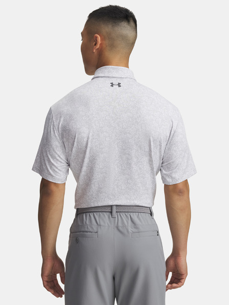 Under Armour Pánske tričko Under Armour UA Playoff 3.0 Printed Polo-WHT