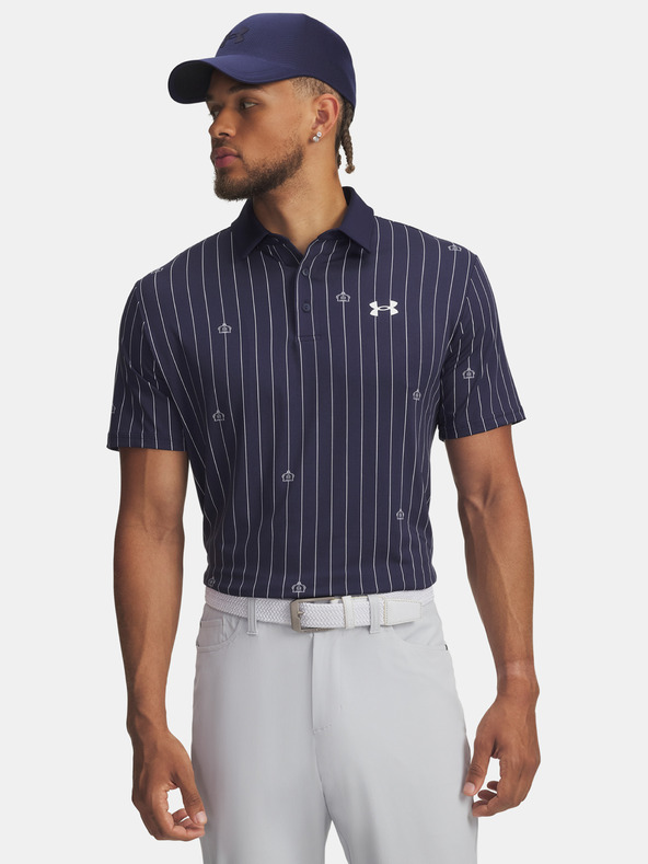 Under Armour Pánske tričko Under Armour UA Playoff 3.0 Printed Polo-BLU