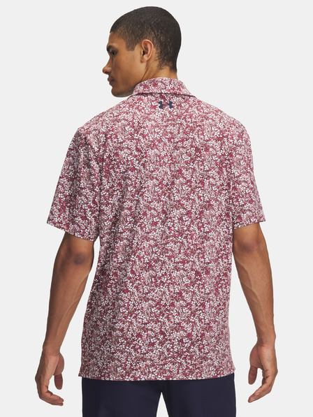 Under Armour Pánske tričko Under Armour UA Playoff 3.0 Printed Polo-PNK
