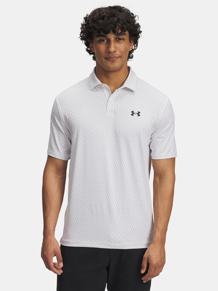Under Armour Pánske tričko Under Armour UA T2G Printed Polo-WHT