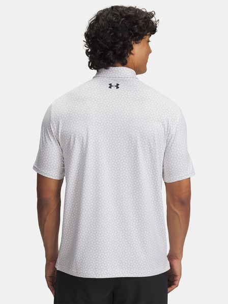 Under Armour Pánske tričko Under Armour UA T2G Printed Polo-WHT