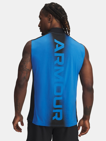 Under Armour Pánske tielko Under Armour UA HG Wordmark SL-BLU