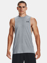 Under Armour Pánske tielko Under Armour UA LEFT CHEST CUT OFF TANK-GRY