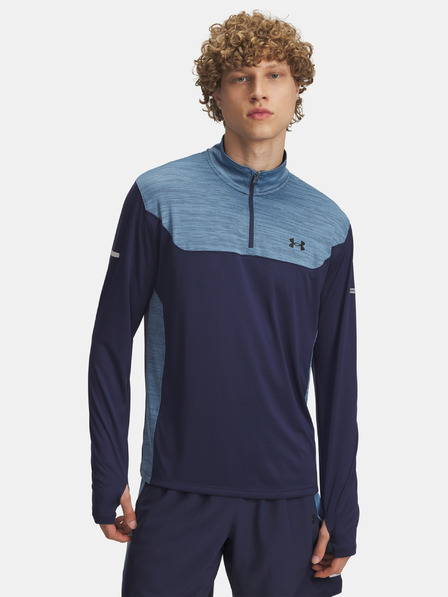 Under Armour Pánske tričko Under Armour UA Tech Utility 1/4 Zip-BLU