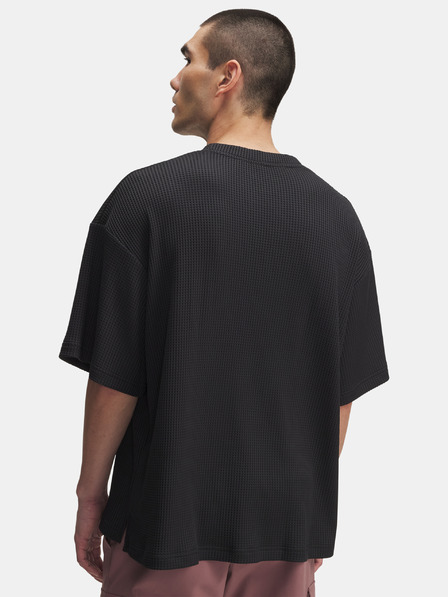 Under Armour Pánske tričko Under Armour UA Rival Waffle Crew-BLK