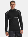 Under Armour Pánske tričko Under Armour Cold Weather Grid LS Mock-BLK