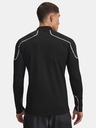 Under Armour Pánske tričko Under Armour Cold Weather Grid LS Mock-BLK
