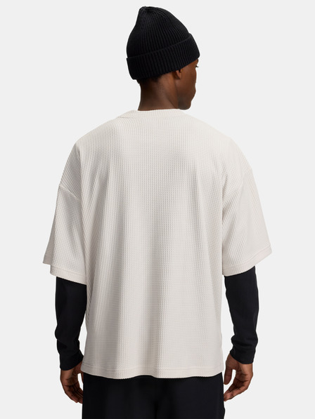 Under Armour Pánske tričko Under Armour UA Rival Waffle Crew-WHT